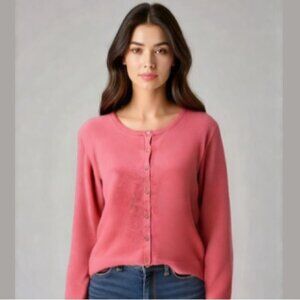 Cable & Gauge Pink Cardigan sweater Size xlarge​​​